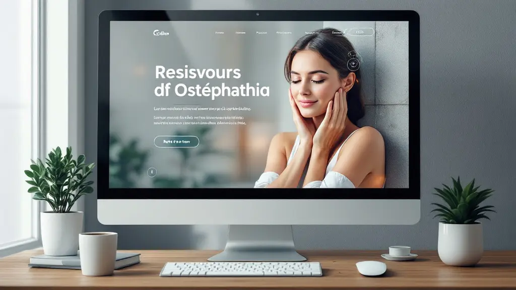 Refonte complète du site d'un cabinet d'ostéopathie proposant la réservation en ligne
